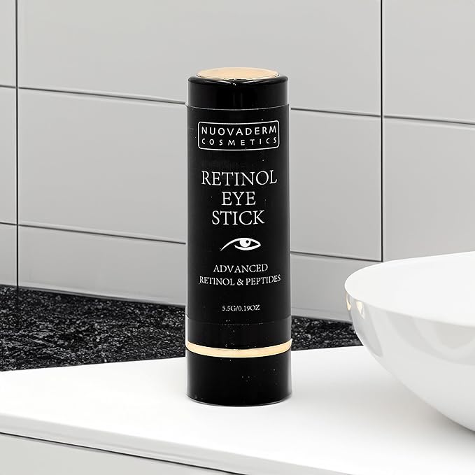 Advanced Retinol Eye Stick Balm - Hydrating Under Eye Stick Brightening Eye Cream with Peptides for Fine Lines, Wrinkles, Dark Circles & Puffiness - Unscented Anti Aging Eye Cream for Women & Men-VivaGrace Women