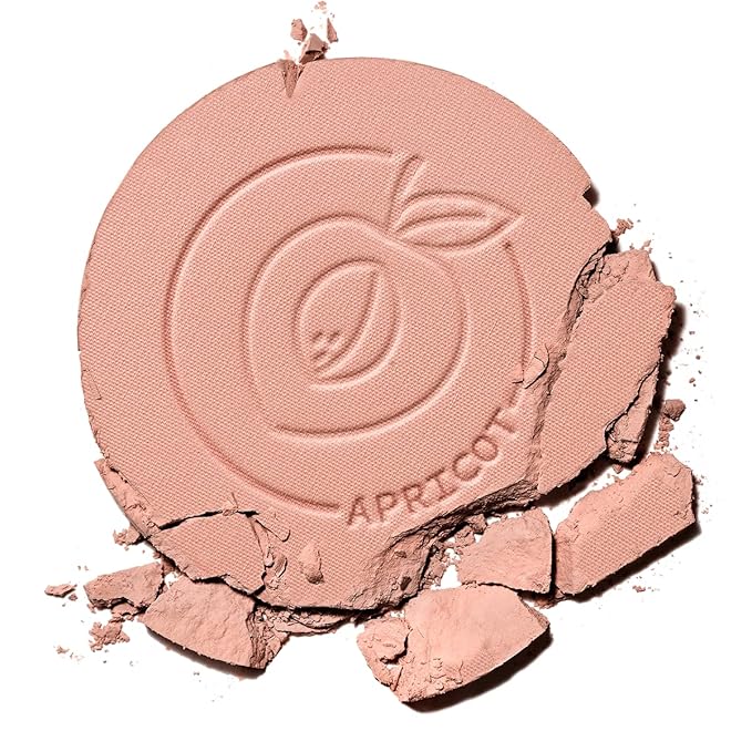 Face Blush, Powder Blush Makeup, Longlasting Highly Pigmented Face makeup, Smooth, Vegan & Cruelty Free, 1 Count, 01 APRICOT-VivaGrace Women