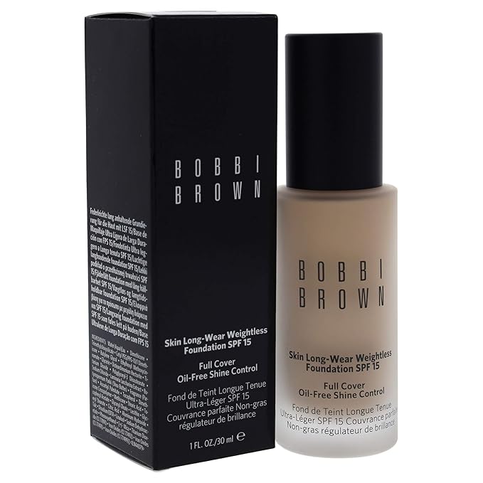 Bobbi Brown Skin Long-Wear Weightless Foundation SPF 15-1 Warm Ivory Women 1 oz-VivaGrace Women