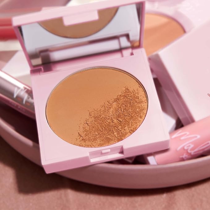 Mally Beauty The Anti-Powder Tinted Finishing Brightener, Light Mally Beauty The Anti-Powder Tinted Finishing Brightener Powder, Deep- Matte Finish, Brightens complexion and Blurs imperfections-VivaGrace Women