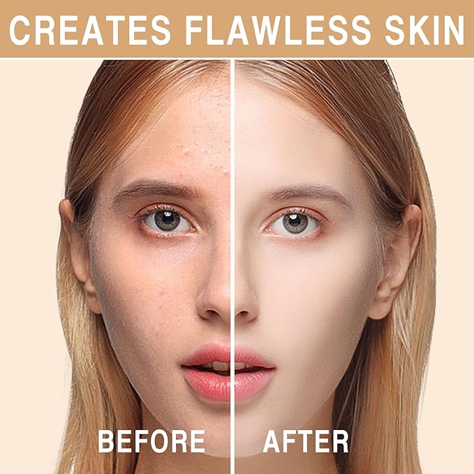 Skin Tone Adjusting CC Cream Spf 50, Colour Correcting Self Adjusting for Mature Skin, Moisturizing Skin, Primer, Concealer, Brightening Skin Tone（2Pcs Natural Color）-VivaGrace Women