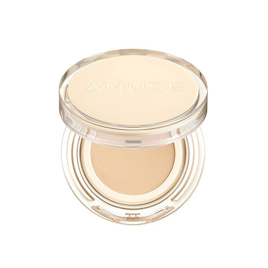 AMUSE Dew Jelly Vegan Cushion Foundation 1.5 CLEAR | dewy, glow, long-lasting, double coverage, clean beauty, lightweight, natural look, foundation for sensitive skin, hydrating cushion-VivaGrace Women