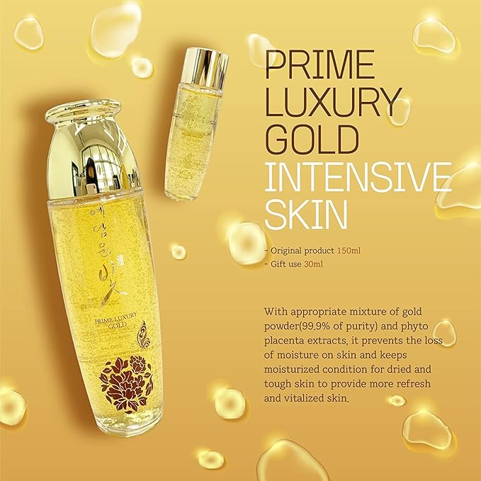 Premium Luxury Gold Women Facial Skin Care Set (4Pcs) Beauty & Personal Care, Nourishing And Moisturizing, Calming Korea Cosmetic for Yedam Yun Bit-VivaGrace Women