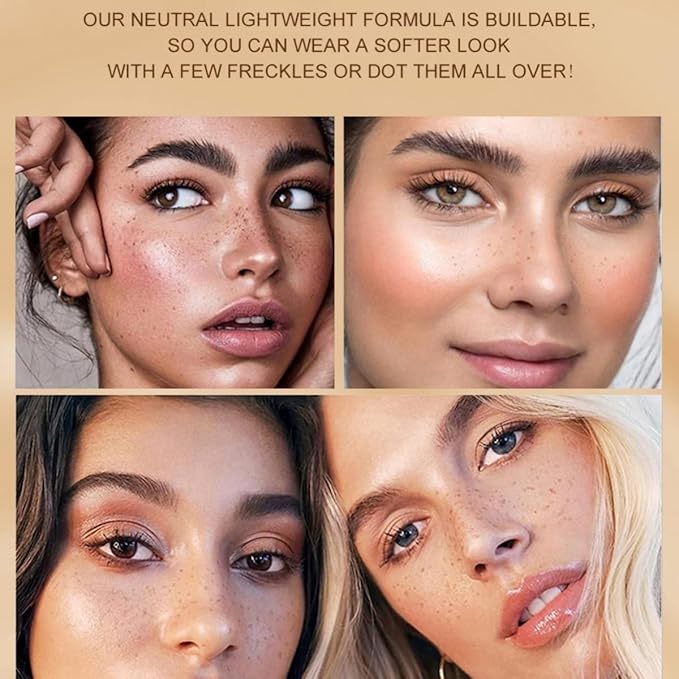Freckle Pen Face Concealer Point Out Natural Waterproof Longlasting Fake Freckles 2 Pcs Light Brown & Natural Coffee-VivaGrace Women