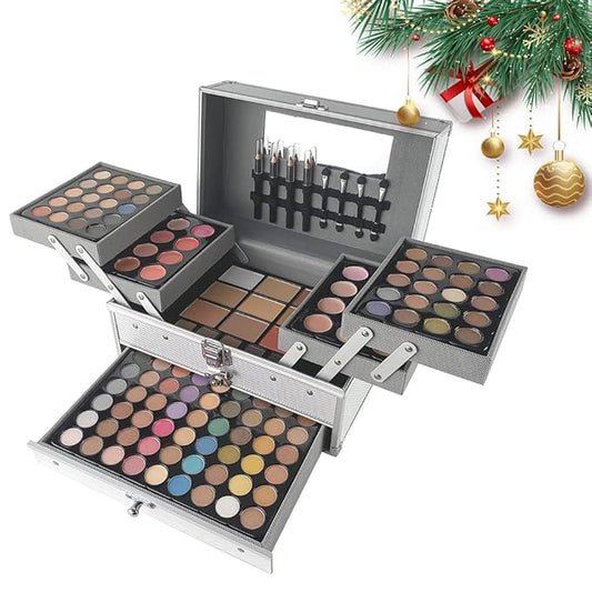 VERONNI 132 Colors All In One Makeup Palette For Women, Eyeshadow Makeup Palette Set, Professional Full Eye Makeup Kit Lipstick Concealer Contour Face Makeup Cosmetics Kit (132 colors)-VivaGrace Women