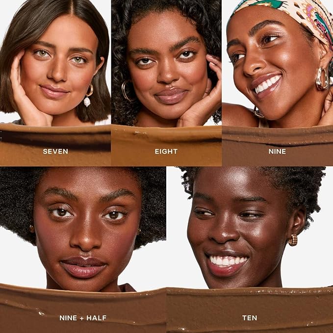 Saie Slip Tint Tinted Moisturizer with SPF 35 - Light Coverage, Glowy Skin Tint & Mineral Sunscreen for Face with Hydrating Hyaluronic Acid - Summer Makeup Essential - Shade Seven (1.35 oz)-VivaGrace Women