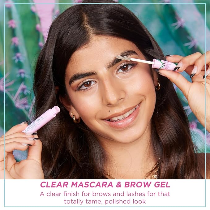 Petite 'n Pretty Makeup Set for Kids (Dream in Pink) - Makeup for Tweens & Teens - Featherlight Clear Mascara and Brow Gel, Multi Stick for Eyes & Cheeks, Lip Balm, Made in the USA-VivaGrace Women