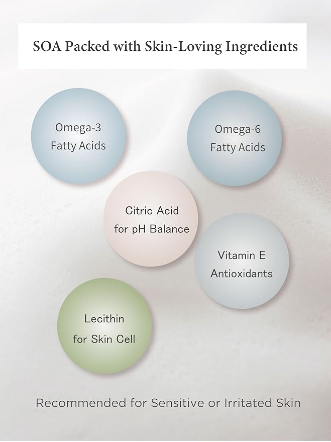 Facial Cleanse, Foaming Face Wash, Exfoliating and Hydrating Deep Skin Cleanser for Sensitive Skin-VivaGrace Women
