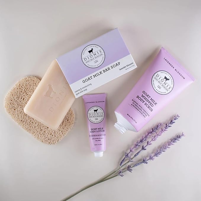 Dionis Lavender Blossom Goat Milk Body Care Bundle-VivaGrace Women
