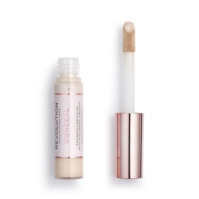 Revolution Conceal & Hydrate Concealer (C1)-VivaGrace Women