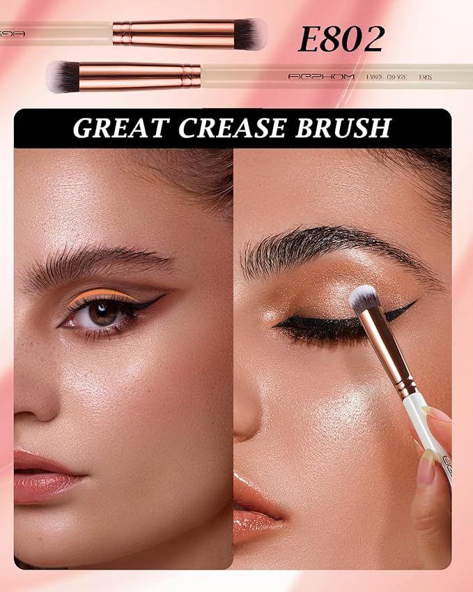 Eyeshadow Primer Brush Concealer Brush Crease Brush Eyeshadow Makeup Brush - Ivory-VivaGrace Women