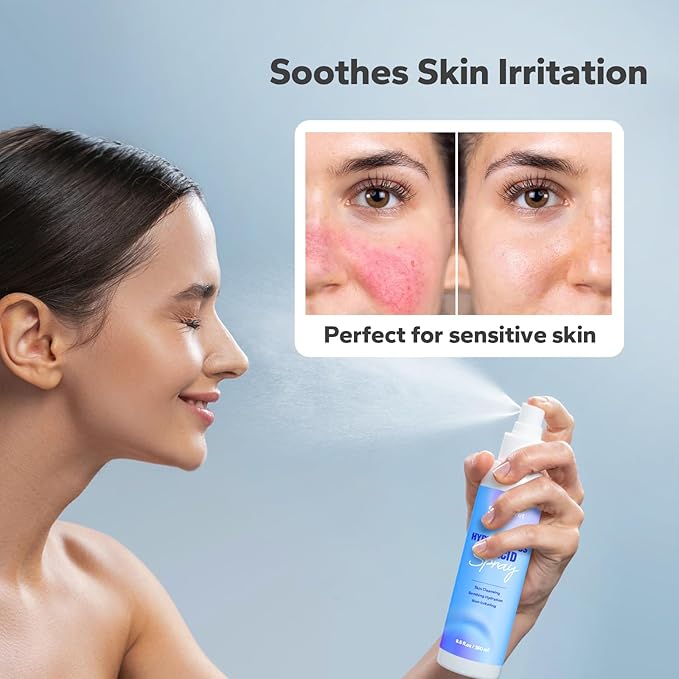 Hypochlorous Acid Spray (8.45 Fl Oz), Facial Spray for Skin Cleansing & Soothing, Hypoallergenic HOCL Sprays for Face & Eyes, All-Purpose Cleaner for Sensitive Skin Care-VivaGrace Women