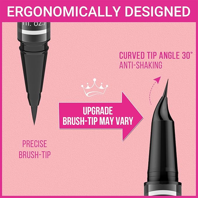 iMethod Eyebrow Pen - Eyebrow Pencil Magical 2-in-1 Eye Brow Pencils for Women with 4-Fork-Tip & Precise Brush-Tip for Natural Hair-Like Brows, Last All-Day, with Eyebrow Spoolie Brush, Grey-VivaGrace Women