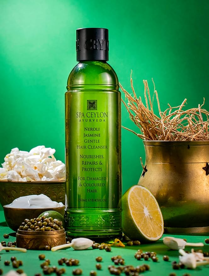 SPA CEYLON Neroli Jasmine Gentle Hair Cleanser| Sulfate-Free| Deep Nourishing | Scalp Balance | Ideal for Damaged and Coloured Hair-VivaGrace Women