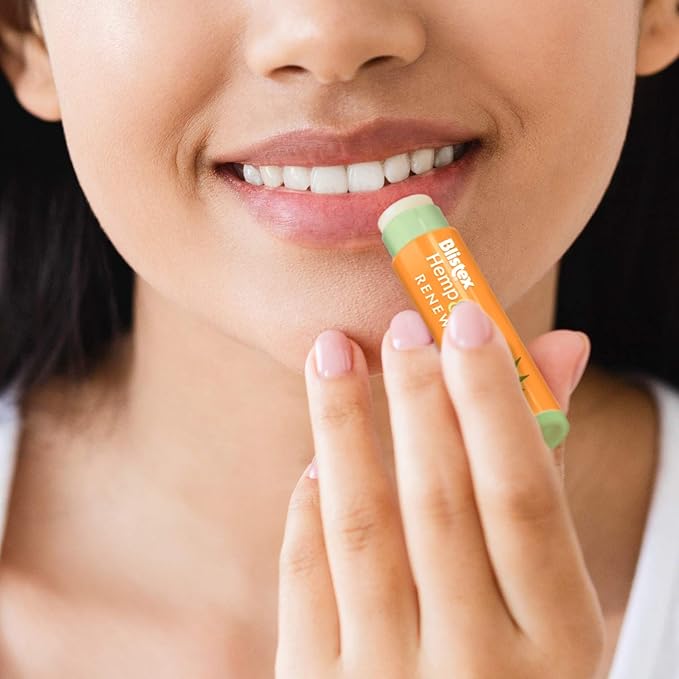 Blistex Hemp & Acai Renewal Lip Balm, 0.30 Ounce, 2 Count â€“ Raspberry Ginger & Cherry Cream, Moisturizing Lip Balm, Super Fruit Benefits, Nourishes & Conditions Lips (Pack of 3)-VivaGrace Women