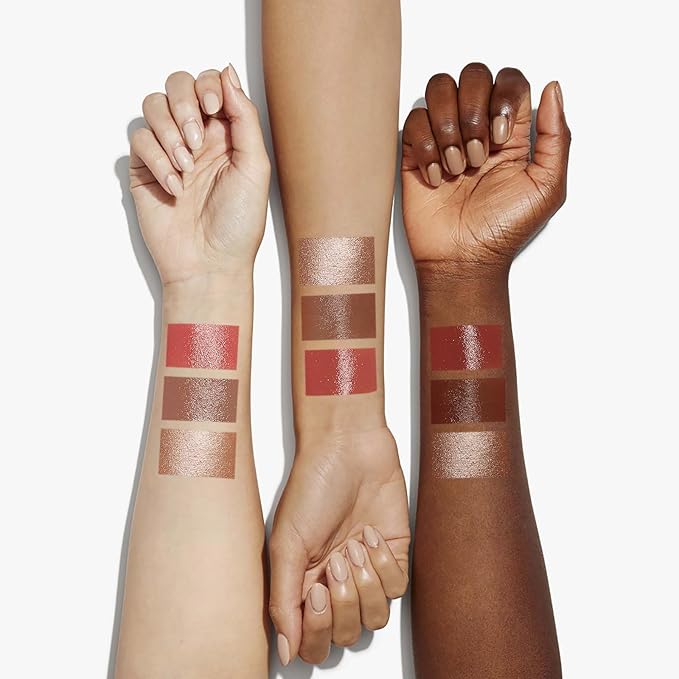 3Pcs Liquid Contour Makeup Trio with Bronzer Shade, Blush, Highlighter for Sculpted Makeup, Matte Finish Liquid Contour Set Easy to Create a Lightweight Look, Longwear Waterproof Formula (3, 9, 14)-VivaGrace Women