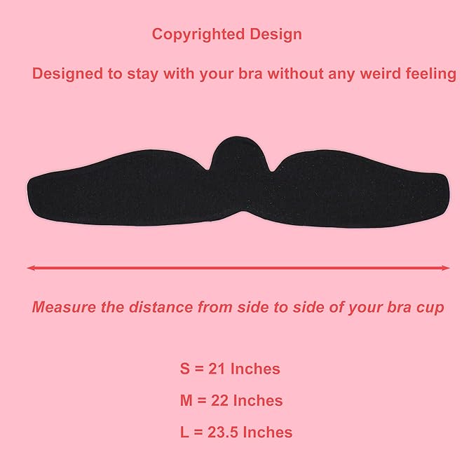 KimYoung Bra Liners for Sweat, Black, Breast Sweat Wicking Pads, Viscose Made from Bamboo & Organic Cotton Blend, 3PCS-VivaGrace Women