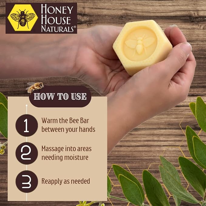 Bee Bar Honey House Naturals Duo – Lavender – Small .6 ounce & Large 2 ounce-VivaGrace Women