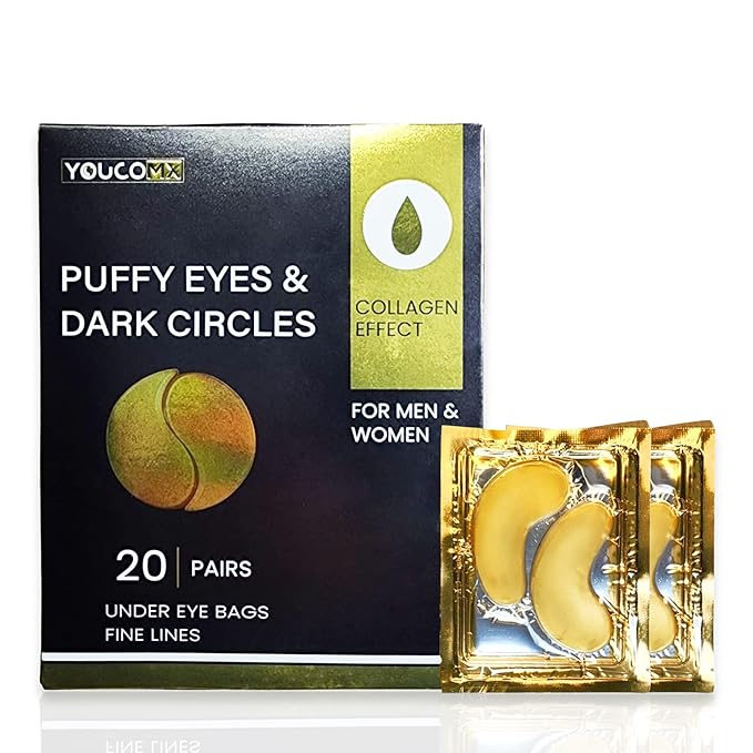 Eye Mask Under Eye Patches for Puffy Eyes & Dark Circles 20 Pairs Eye Gels Pads Reduce Wrinkles Treatments - Eye Bags Refresh Your Skin-VivaGrace Women