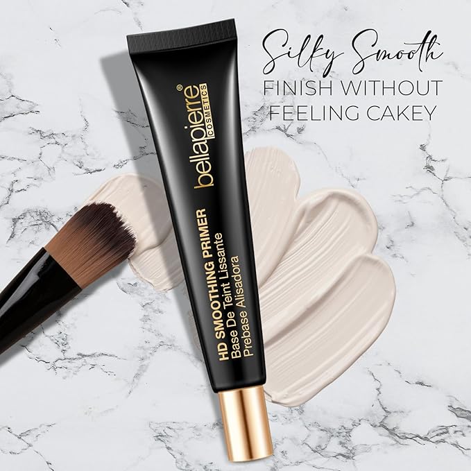 Bellapierre HD Smoothing Primer for a Flawless Complexion | Cruelty-Free & Non-Toxic | Talc-Free Pore Minimizer - 1.01 Fl. Oz-VivaGrace Women