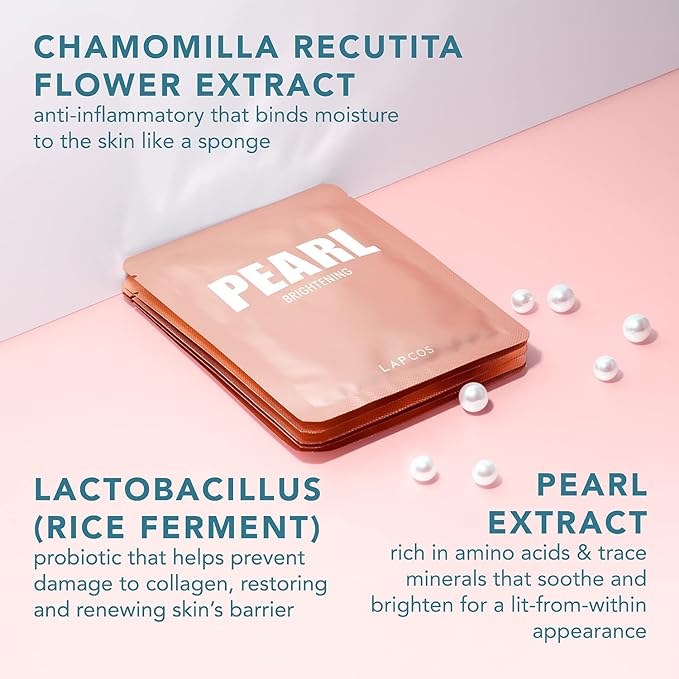 LAPCOS Daily Sheet Mask Variety Pack 7+1 (Version 1) Daily Face Masks - Hydrate, Clarify, Nourish, Exfoliate & Renew Skin, Korean Beauty Favorite (8 pack)-VivaGrace Women