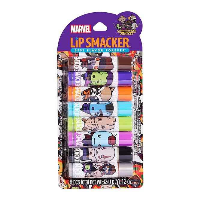 Lip Smacker Marvel, Guardians of the Galaxy, party pack, lip balm for kids - Guardians of the Galaxy-VivaGrace Women