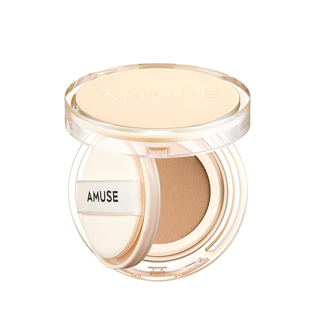 AMUSE Dew Jelly Vegan Cushion Foundation 04 TAN | dewy, glow, long-lasting, double coverage, clean beauty, lightweight, natural look, foundation for sensitive skin, hydrating cushion-VivaGrace Women