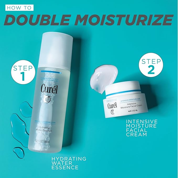 Curel Japanese Skin Care Intensive Face Moisturizer Cream, Hydrating Face Lotion for Dry to Very Dry Sensitive Skin, Anti-Aging, Fragrance-Free, Anti-Wrinkle Japanese Skin Care, 1.4 Oz-VivaGrace Women
