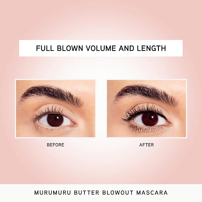 Physicians Formula Butter Blowout Mascara Black, Keratin Infused, Volumizing Mascara, Buildable, Lengthening Mascara, Defining, Curling, Multiplying, Blackest Black