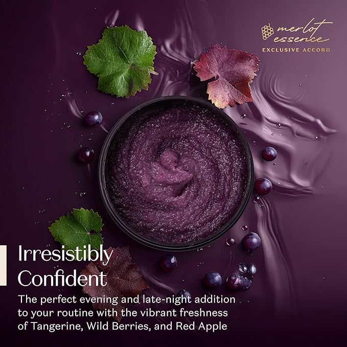 Nativa SPA by O Boticário Merlot Grape Body Scrub, Exfoliation for Smooth, Glowing Skin 7.05 Ounce (200 g)-VivaGrace Women