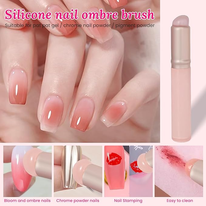 39 PCS Nail Art Brushes Set,Nail Art 3D Sculpting Pen Dotting Tools,Ombre Silicone Brush,Liner Brushes,Acrylic Brushes,Nail Art Palette with Gel Mixing Rod,Nail Design Kit for Home Diy & Salon-VivaGrace Women