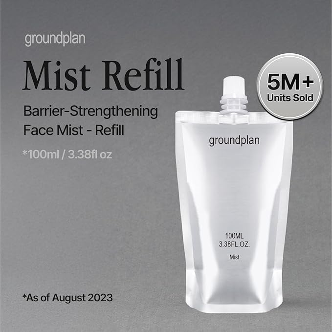 Silver Frost Mist, Refill - Facial Barrier Toner Spray with 80% Witch Hazel Water, Cica for Skin Barrier Repair, Recovery for Sensitive Skin, Dewy Hydration, Korean Skin Care (3.38 fl oz)-VivaGrace Women