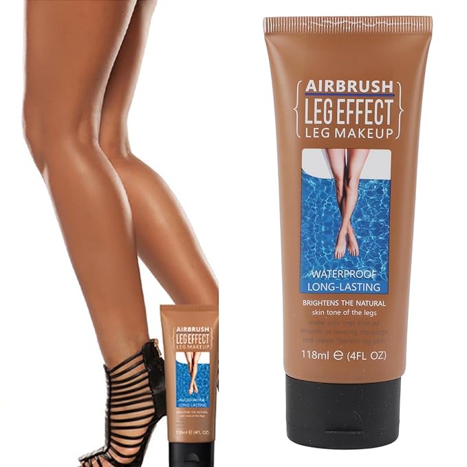 118ml Leg Makeup Lotion, Leg Body Makeup, Airbrush Legs, Body Makeup Waterproof Long Lasting Full Coverage Lightweight Leg Body Cosmetic for Wedding (3#)-VivaGrace Women