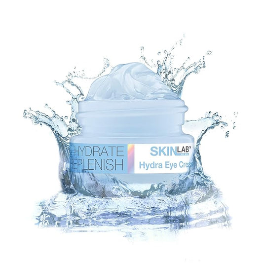 Hydrate& Replenish EYE CREAM- Gel Hydrator-Cream with Hyaluronic Acid & Marine Extracts, attracts moisture to the skin Algae And Seaweed Extracts to revitalize dull looking skin 0.5 Oz-VivaGrace Women