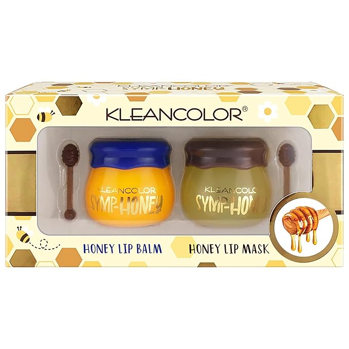 LIP CARE SET SYMP-HONEY HONEY LIP BALM & LIP MASK with HONEY DIPPERS-VivaGrace Women