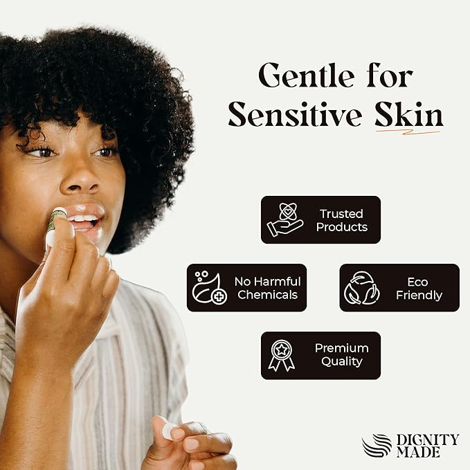 Moisturizing Lip Balm – Soothing & Fragrance-Free, Pack of 5 - Vegan w/Nourishing Coconut Oil, Cocoa Butter & Essential Oils – 4.4ml (0.15oz) Each – Lip Care Set-VivaGrace Women