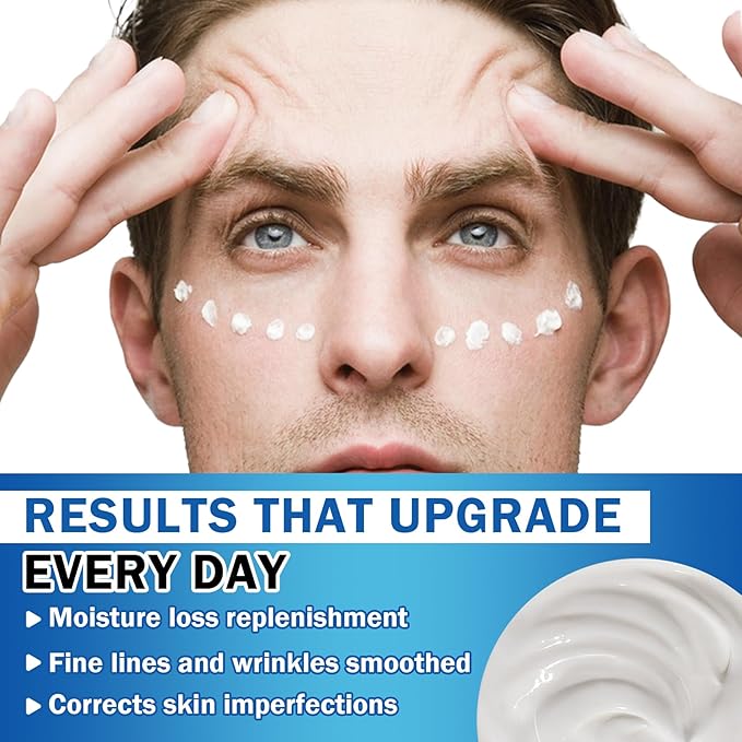 Men's Eye Cream,Hydrating Eye Cream for Men,Smooth Under Eye Cream for Dark Circles and Puffiness,Moisturizing Eye Cream Reduce Wrinkles Fine Lines & Firm Skin-VivaGrace Women