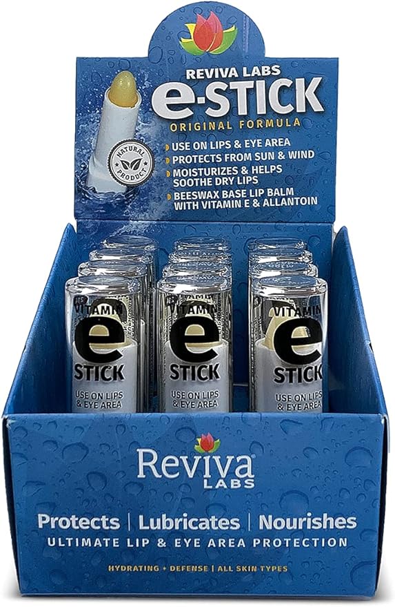 REVIVA LABS - Vitamin E Oil E-Stick, 12 Count (Pack of 1)-VivaGrace Women