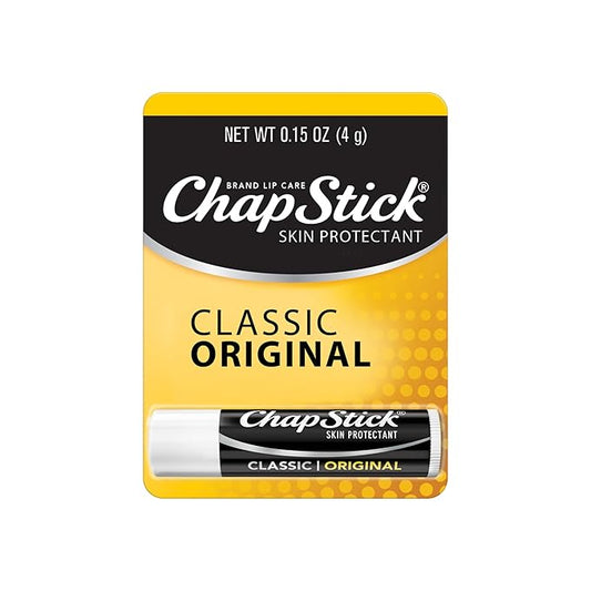 ChapStick Classic Original Lip Balm Tube, Lip Care - 0.15 Oz (1 Blister Pack)-VivaGrace Women