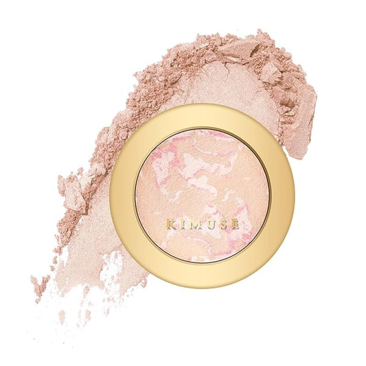 KIMUSE Lighting Glow Baked Foundation, Brighten Color, Color Corrector, Buildable Coverage, Lightweight Powder Foundation, Radiant Natural Finish-VivaGrace Women