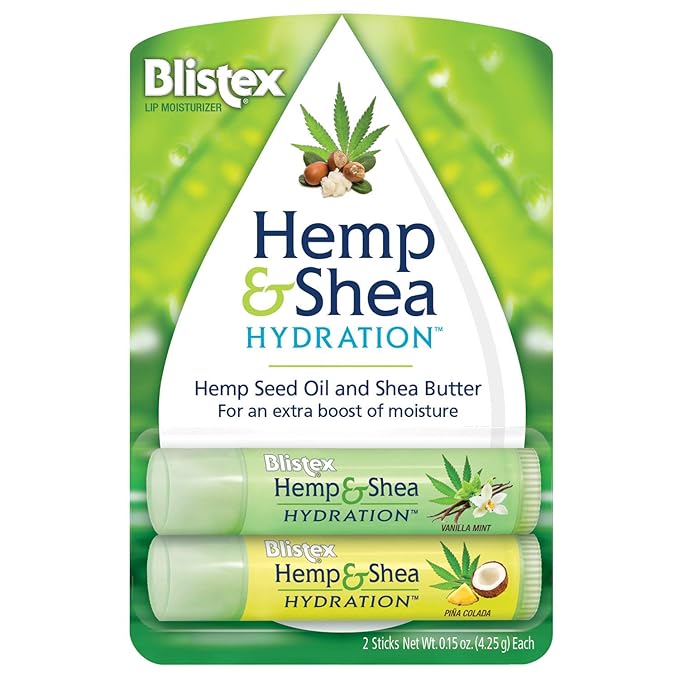 Blistex Hemp & Shea Hydration, 2 count-VivaGrace Women