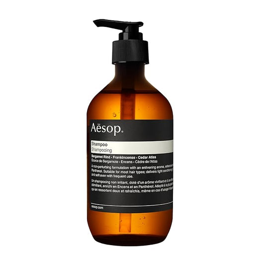 Aesop Shampoo | Soften Hair, Restore Shine | Bergamot Rind, Frankincense, Cedar Atlas | 16.9 oz / 500mL-VivaGrace Women