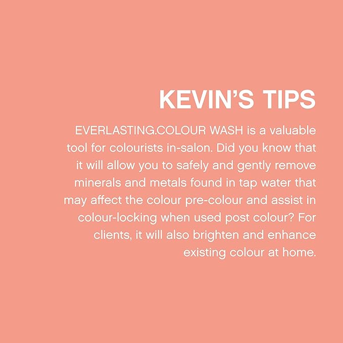 KEVIN.MURPHY EVERLASTING.COLOUR WASH - Hair Colour Shampoo - Colour Protect Hair Care - pH Balanced Shampoo - Sulphate Free -1000 mL / 8.4 fl oz-VivaGrace Women
