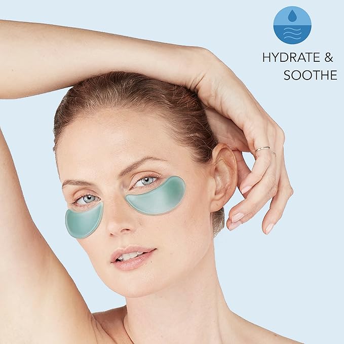 skn by conair Cool Beanz Reusable Under Eye Patches, Rechargeable Cooling Eye Mask to Reduce Dark Circles and Puffiness, and Refresh Tired Eyes-VivaGrace Women