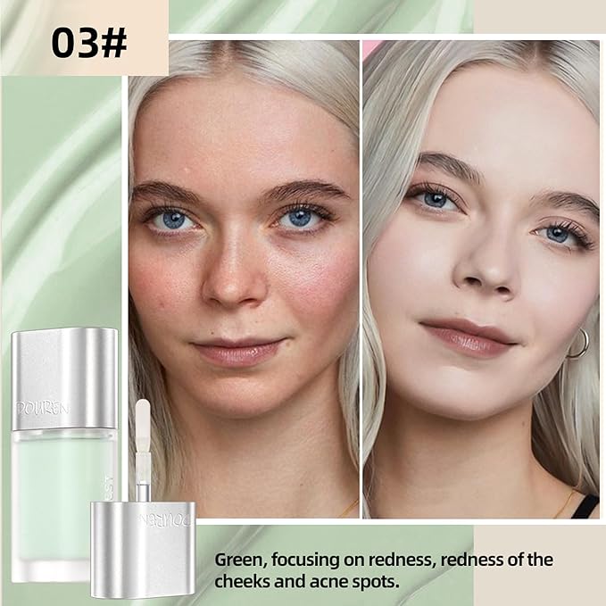 AKARY Moisturizing Precision Concealer, Lightweight & Breathable Cover-up Cream Moist Concealer, Cover Dark Circles Multi-Use Camouflage Cream, Creamy Texture Full Coverage Conceals(03#Greener)-VivaGrace Women