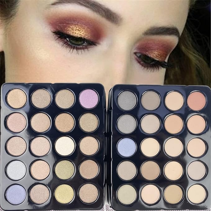Professional 132 Colors All-in-one Makeup Palette Cosmetic Contouring Kit Combination with Eyeshadow, Cream Concealer, Eyebrow Powder, Lip Gloss Blusher and Pressed Powder-VivaGrace Women