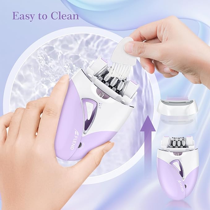 Epilators, 2-Speed Painless Smooth Glide Epilator for Women, Cordless Rechargeable Facial Hair Removal Epilator, Hair Removal Device for Women's Face Legs Bikini Area Arms Legs-VivaGrace Women