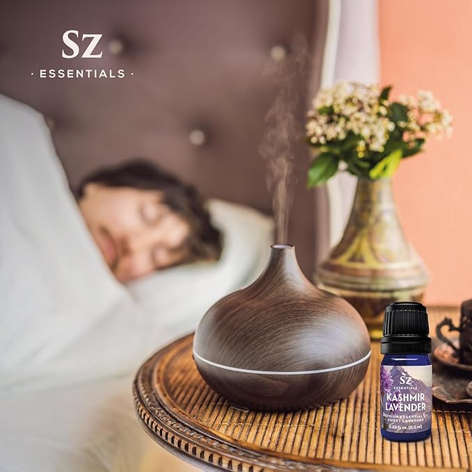 Kashmir Lavender Essential Oil – 100% Pure & Undiluted – Sweet Floral Scent for Relaxation, Aromatherapy, Self-Care, Natural Perfumery – Vegan & Therapeutic – 0.22 fl oz (6.5 mL)-VivaGrace Women