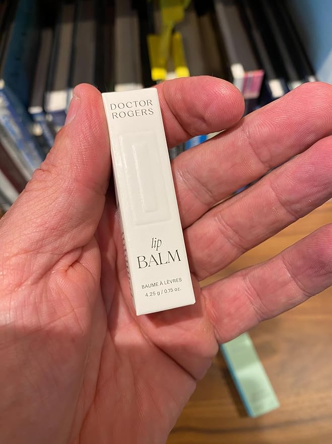 Doctor Rogers Lip Balm, Hydrating and Softening Lip Moisturizer For Very Dry Lips, Dermatologist-Created, Natural, & Hypoallergenic Moisturizing Lip Balms, 4.25g Tube, Pack of 3-VivaGrace Women