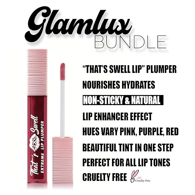 Beauty Bundle All In One Makeup Kit For Women, Teens, Girls, Full Size Makeup Essentials Makeup Remover, Make It Last Setting Spray, Brow Wax Lamination Pencil, Plumping Lipglosses-VivaGrace Women